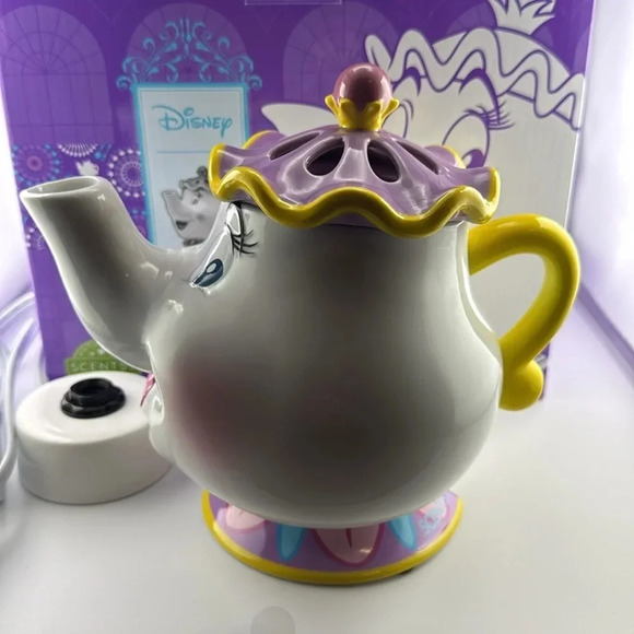 Scentsy Home DISNEY Beauty & The Beast Mrs. Potts Full Size Wax Warmer w/Box - Picture 7 of 15